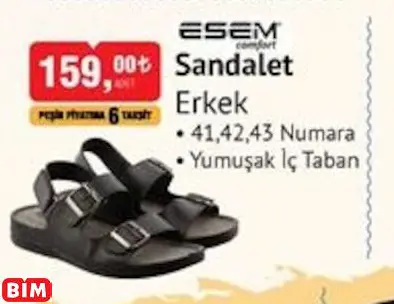 ESEM ERKEK SANDALET ESEM ERKEK SANDALET